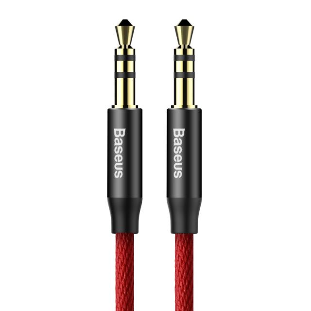 Baseus Yiven Audio Cable M30 1m Red-Black