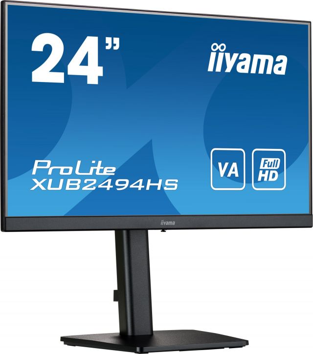 Monitor iiyama ProLite XUB2494HS-B2 24" VA LED, 4ms, 75Hz, HDMI, DP