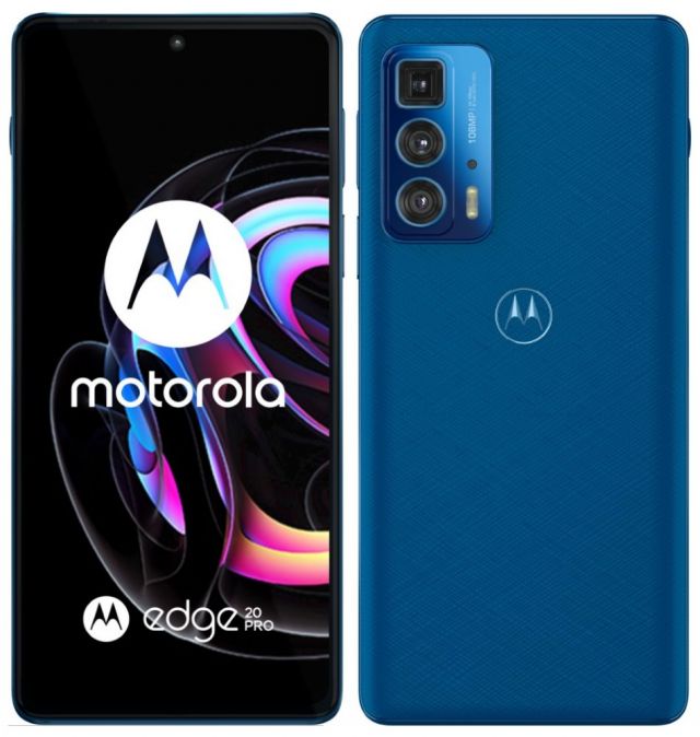Motorola EDGE 20 Pro - Blue Vegan Leather 6,7" / Dual SIM/ 12GB/ 256GB/ 5G/ Android 11