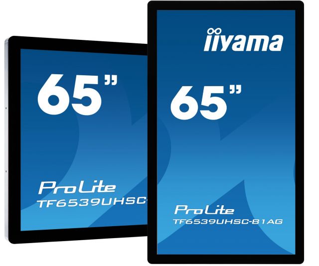 Interaktivní velkoformátový displej iiyama ProLite TF6539UHSC-B1AG 65" 4K Open Frame PCAP, IPS, 24/7