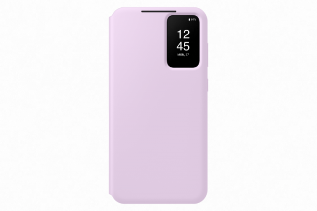 Flipové pouzdro Smart Clear View Wallet Case pro Samsung Galaxy S23 Plus EF-ZS916CVEGWW lilac