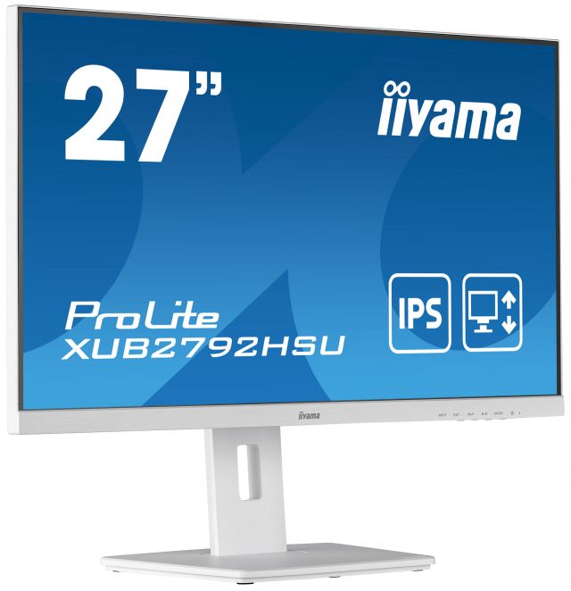 Monitor iiyama ProLite XUB2796HSU-W5 27" IPS LED 1ms 75Hz /HDMI DP/ FlickerFree FreeSync Biały