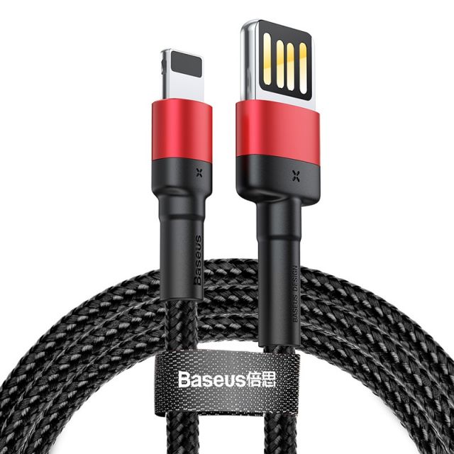 Baseus Cafule Cable (Special edition) Lightning 2.4A 1m Red-Black