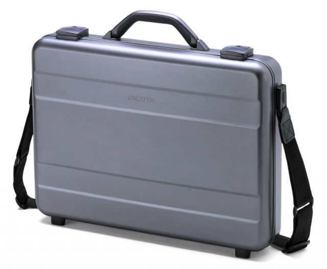 DICOTA brašna na notebook (kufr) Alu Briefcase 15"-17,3"/ šedá-hliník