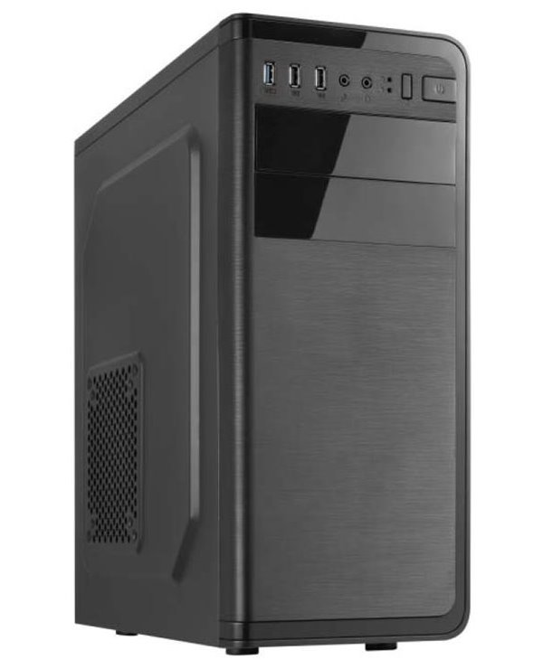 CRONO skříň Middle Tower 760i ATX/ bez zdroje/ 1x USB 3.0/ 2x USB 2.0/ 2x 3.5mm jack/ černý