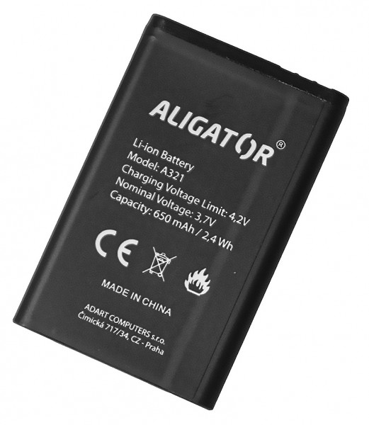  Baterie ALIGATOR A321/A290/A690, Li-Ion 650 mAh