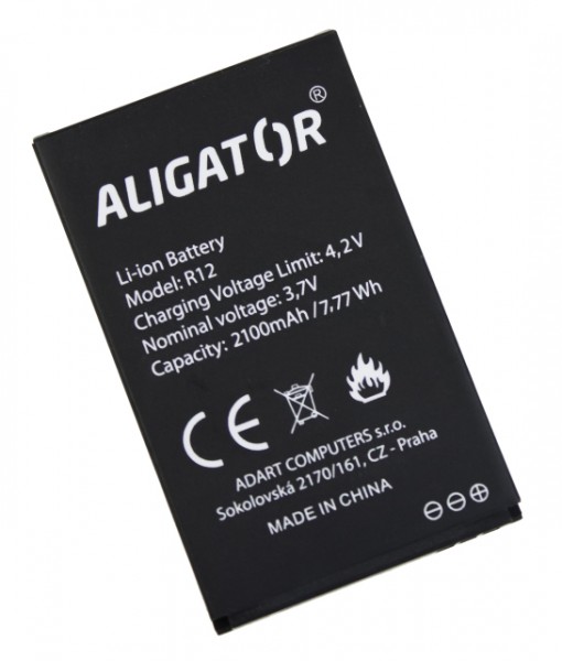 Baterie ALIGATOR R12 eXtremo, Li-Ion 2100 mAh - extra kapacita!, originální