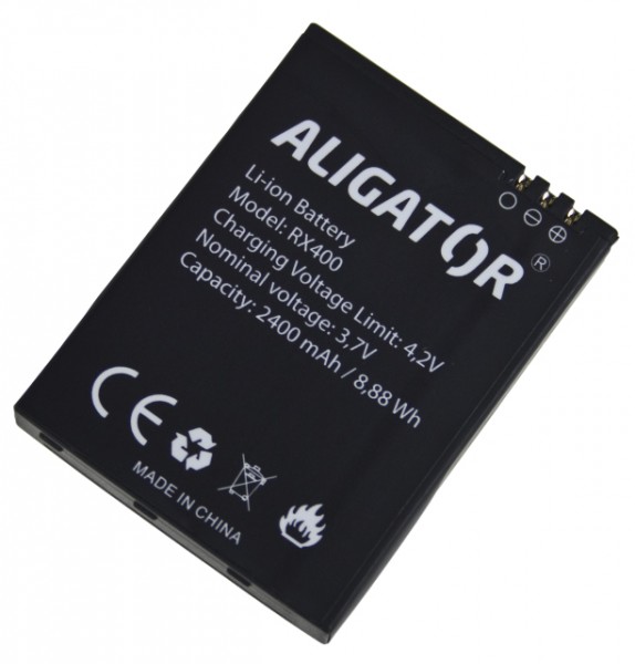 Baterie ALIGATOR RX400 eXtremo, Li-Ion 2400 mAh, originální