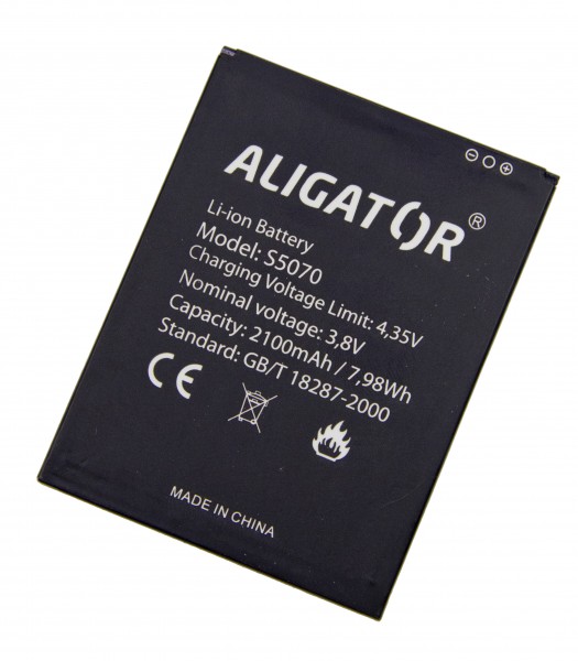 Bat. ALIGATOR S5070, S5066 Duo, Li-Ion 2100mAh