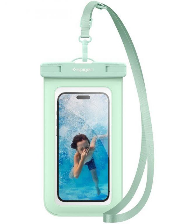 Univerzální vodotěsné pouzdro Spigen Aqua Shield WaterProof Case A601 1 Pack mint